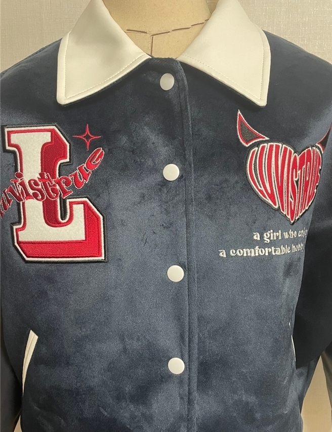 ★送料・関税込★LUV IS TRUE★CH DEVIL VARCITY JACKET★ 人気☆LUV IS TRUE ☆ CH DEVIL VARCITY JACKET (LUV IS TRUE