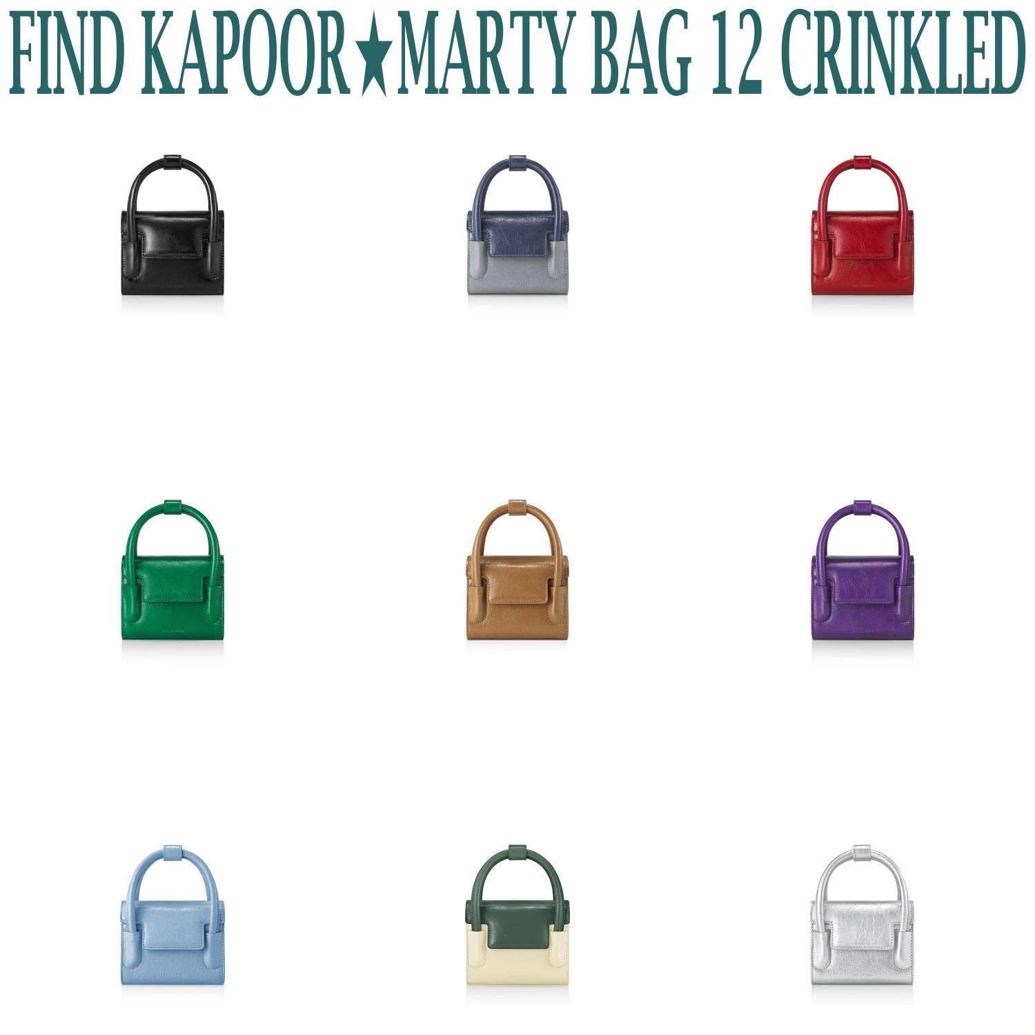 FIND KAPOOR★MARTY BAG 12 CRINKLED