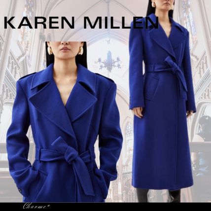 Karen Millen Chester Casual Style Wool Plain Medium Office Style Formal Style 