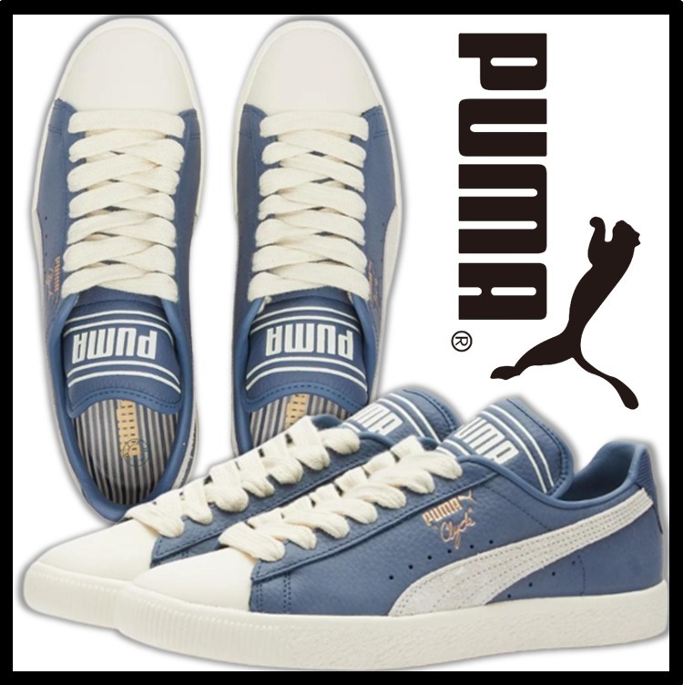 ★関税込★PUMA★RHUIGI X PUMA CLYDE Q3 INKY BLUE★25-29cm★