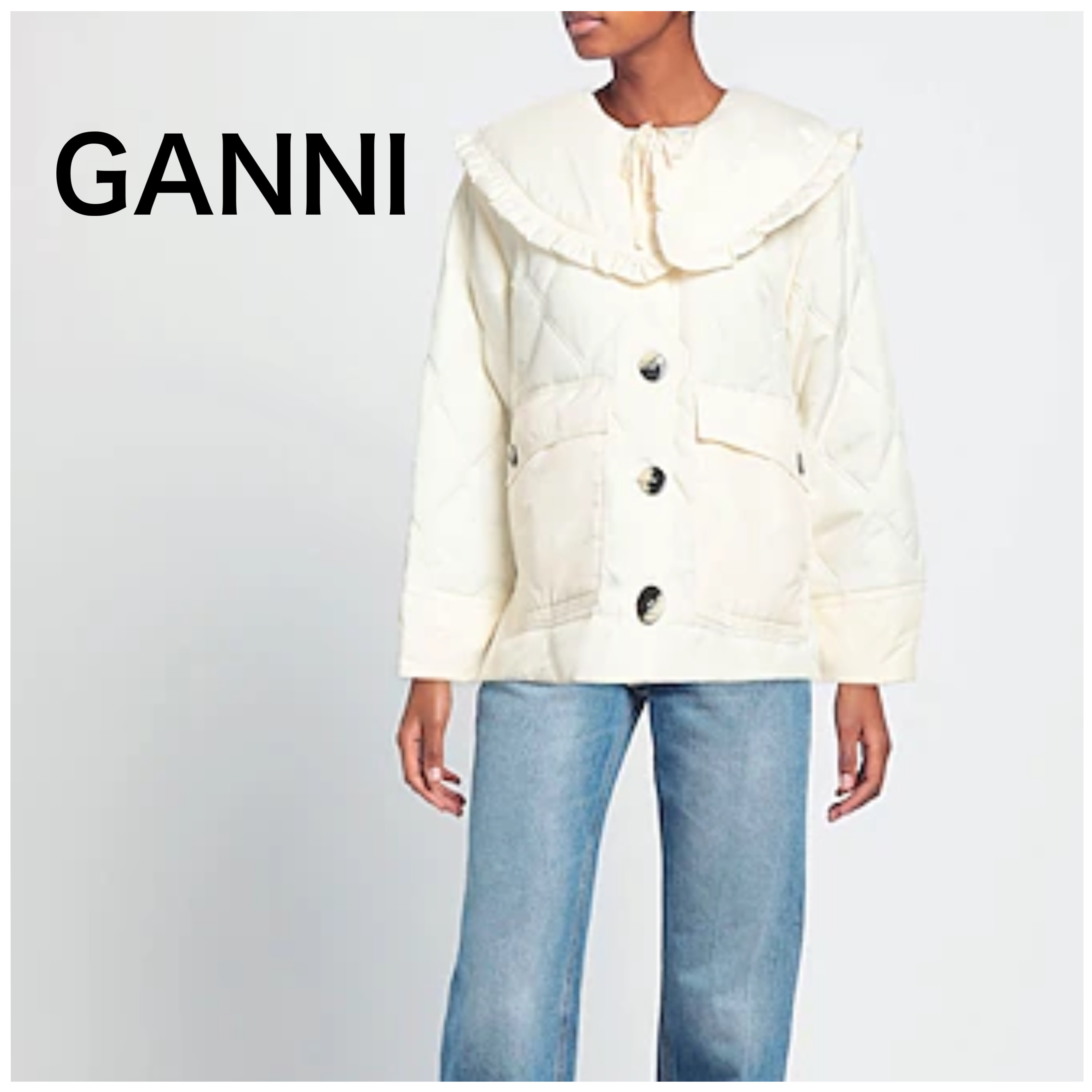 関税送料込み☆GANNI☆QUILT JACKET