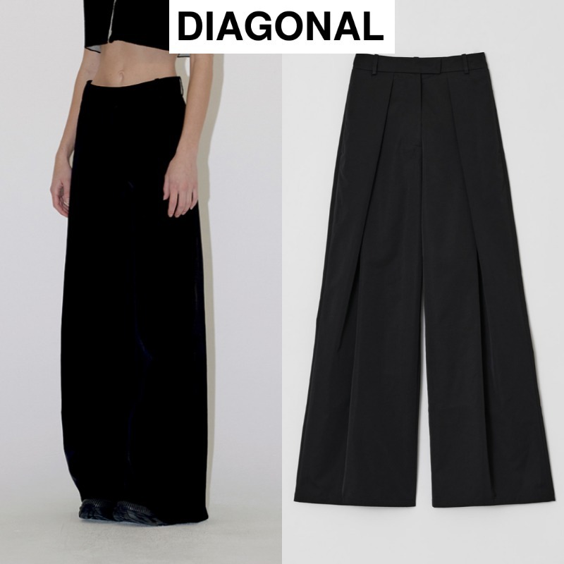 【DIAGONAL】23FW RELAXED WIDE TROUSERS