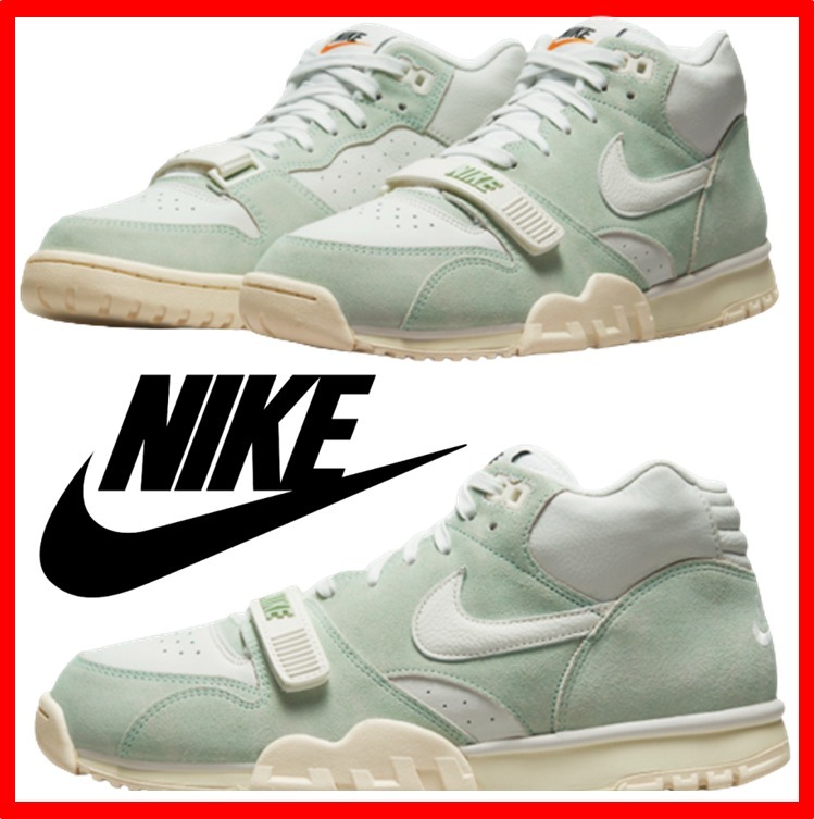 ★人気★【NIKE】★AIR TRAINER 1 ENAMEL GREEN★25-30cm★