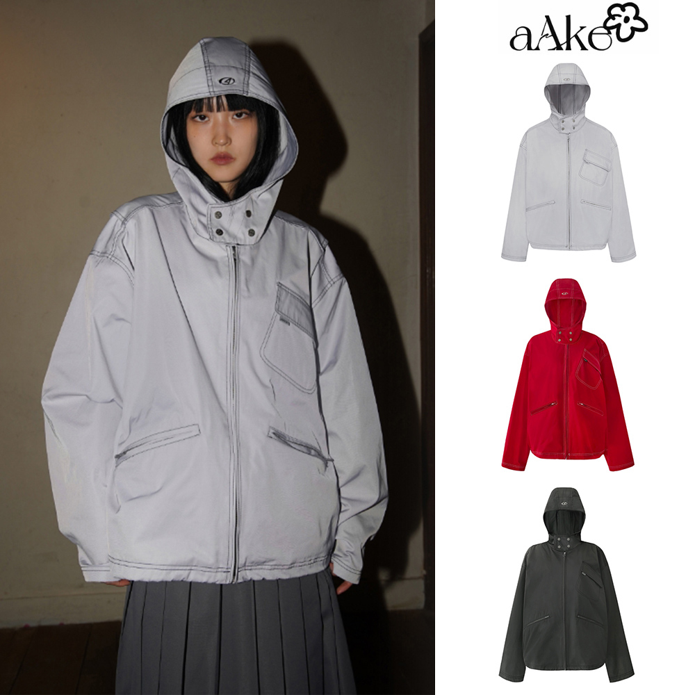 【AAKE】23FW★ RUSTLE STITCH HOOD JP