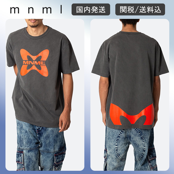 大人気！mnml★バタフライ Tシャツ