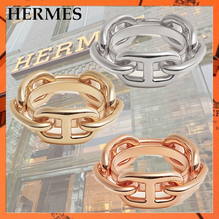 いろんなスタイルを楽しめる【Hermes】スカーフリング 90