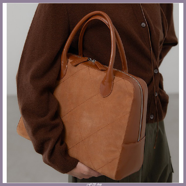 ABONNE [配送/関税込み] SUEDE TOTE MARION BAG_TAN