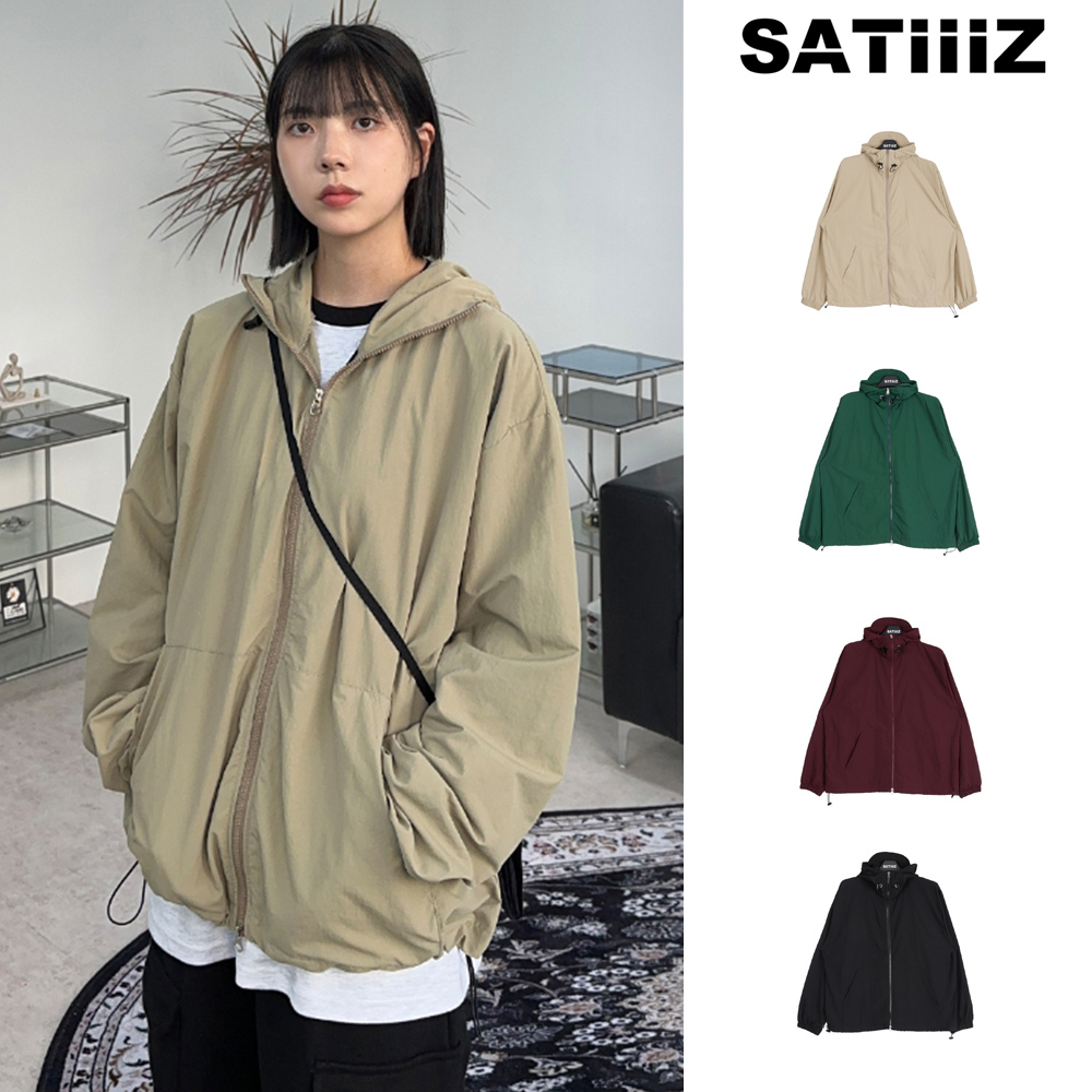 【SATIIIZ】Morgan Cap Hood Windbreaker