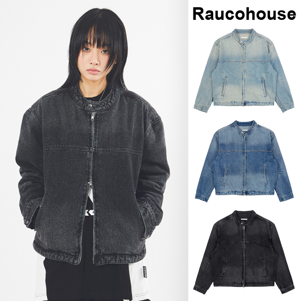 【Raucohouse】Porto snap 2-way zip-up jacket