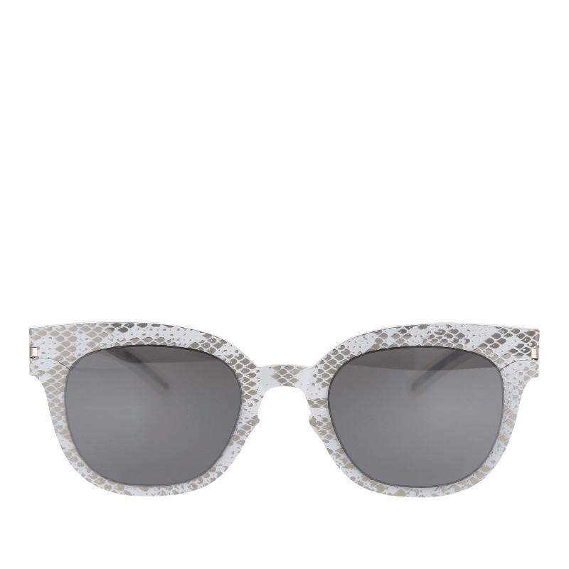 サングラス Mykita SS25 Unisex SUNGLASSES (MMTRANSFER002 241 WHITE)