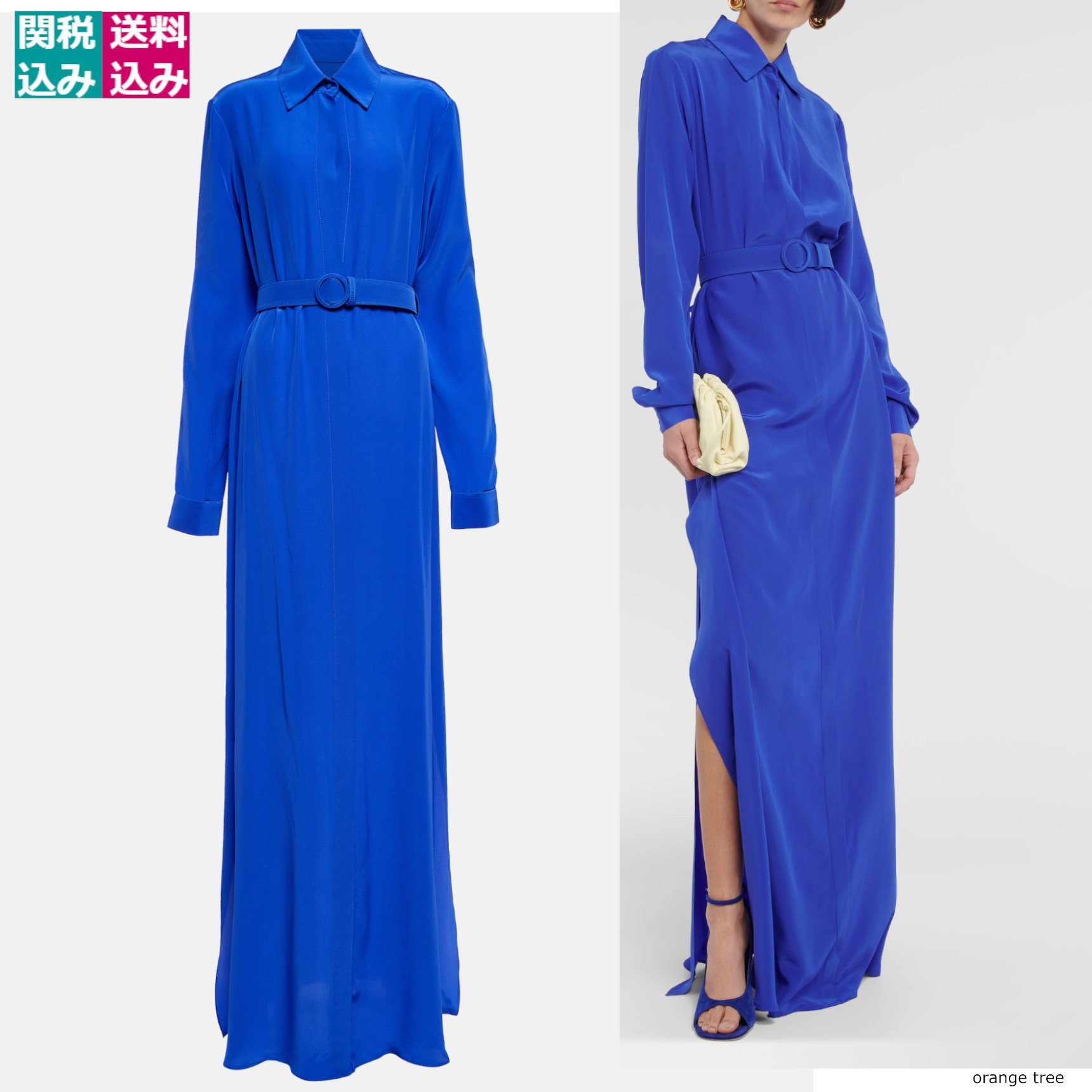 COSTARELLOS コスタレロス ドレス Silk maxi dress807170