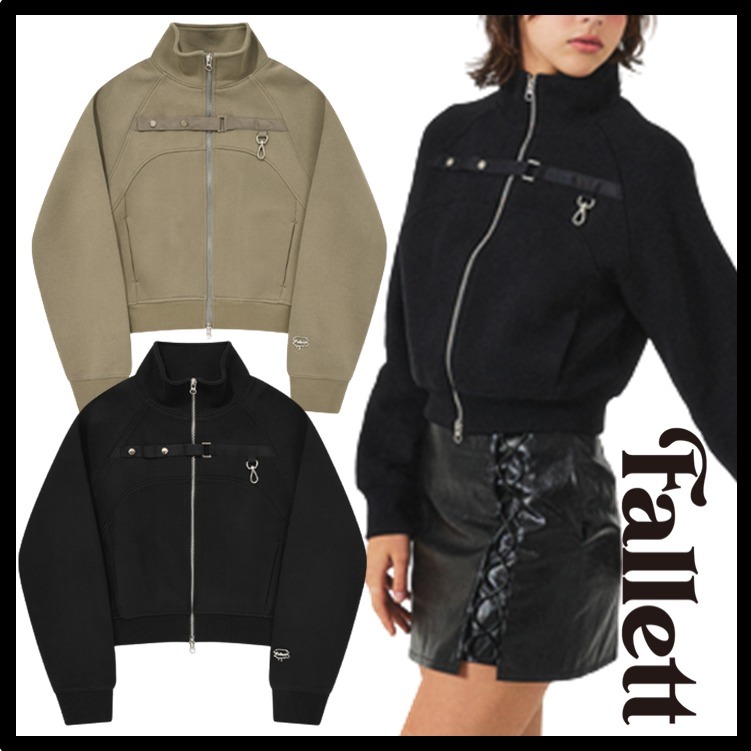 ★関税込★FALLETT★UTILITY HIGH NECK ZIP UP★