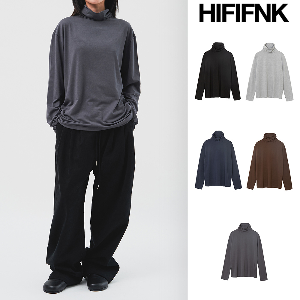 【HI FI FNK】Layered Turtleneck Longsleeve