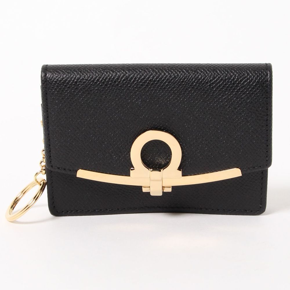 FERRAGAMO カードケース ガンチーニ 22D198 0683350