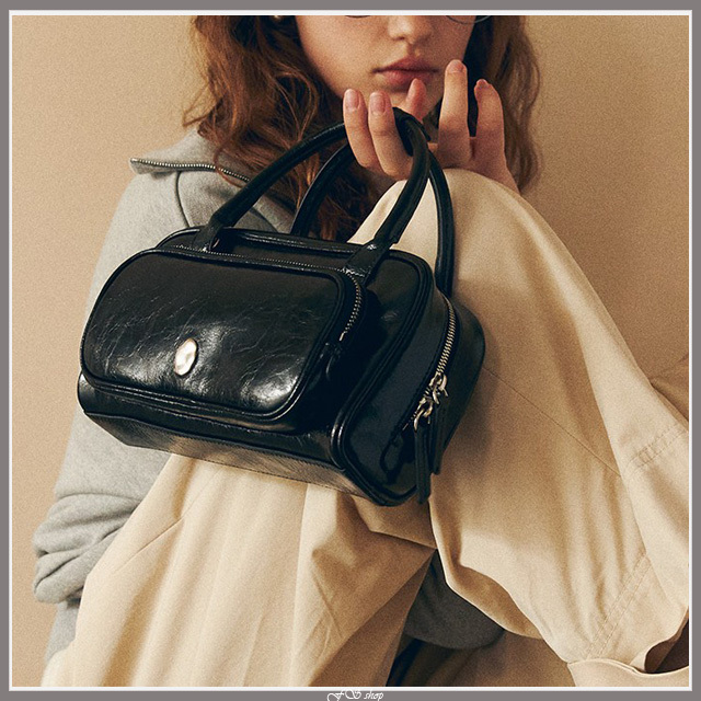 OSTKAKA ★ KNOT POCKET TOTE BLACK [正規品/関税込]