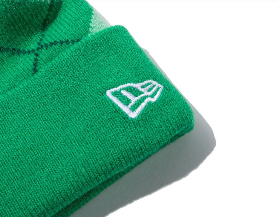 レア☆New Era☆NY ヤンキース☆ビーニー☆アーガイル チェック