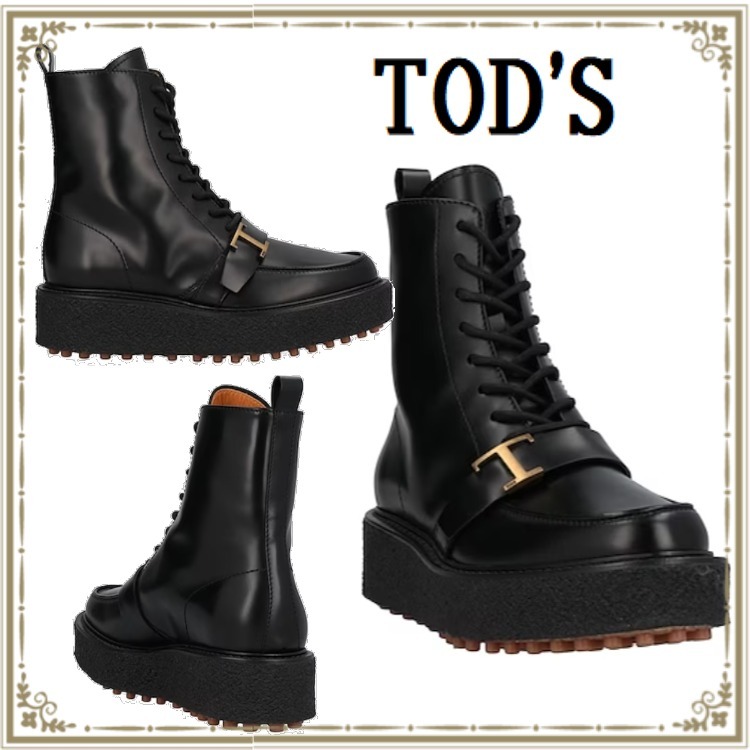 オシャレ!!【送料 関税込】TOD'S ショートブーツ 厚底