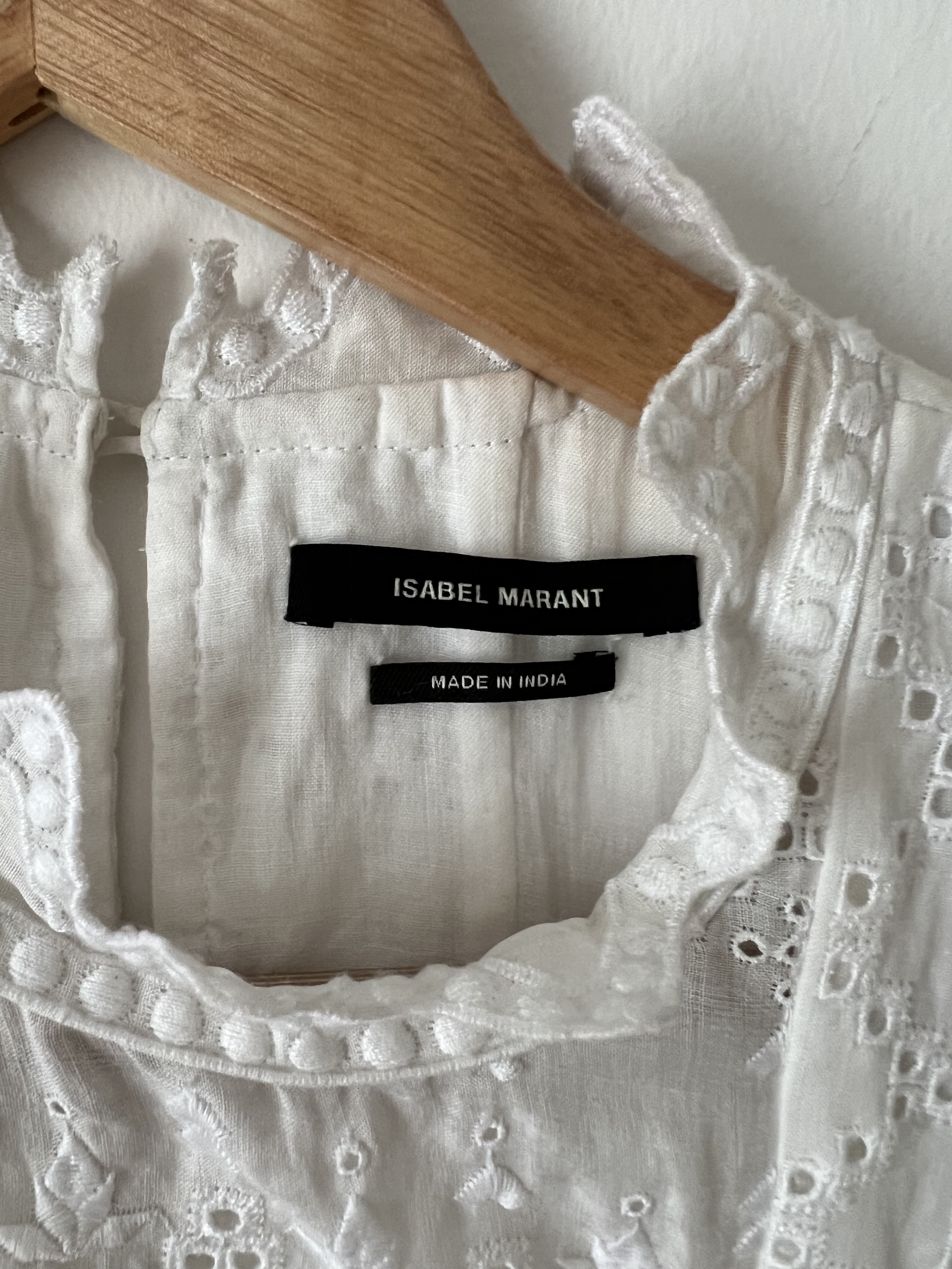 《特別SALE！》Isabel Marant 刺繍レースのコットンワンピース