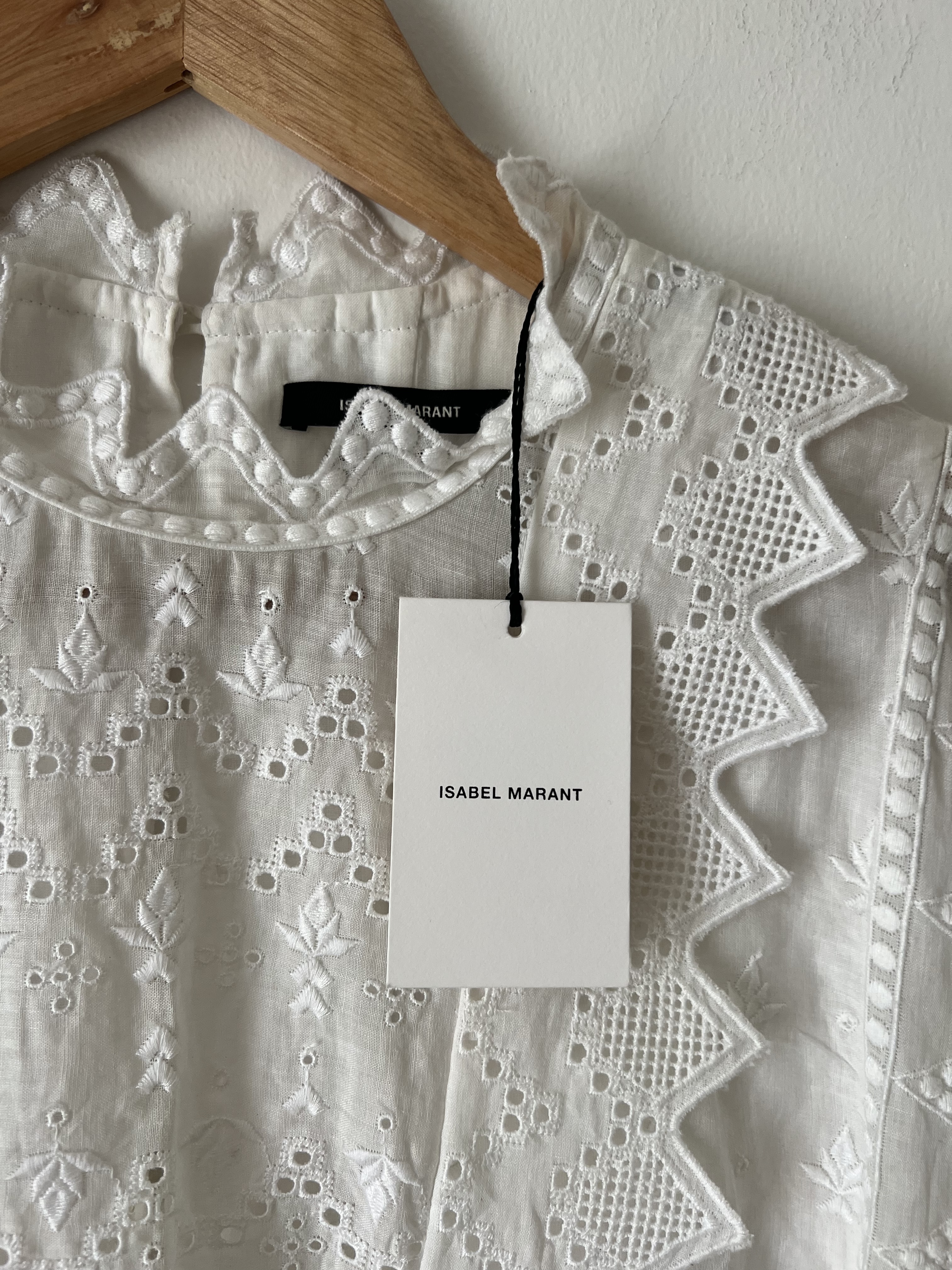 《特別SALE！》Isabel Marant 刺繍レースのコットンワンピース