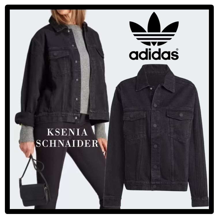 ★関税込★adidas★adidas x KSENIASCHNAIDER W DENIM JACKET★