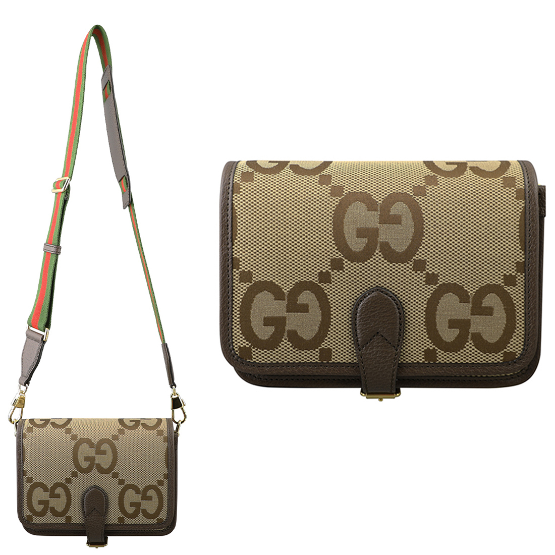 関税負担なし☆GUCCI グッチ GG キャンバス ショルダーバッグ