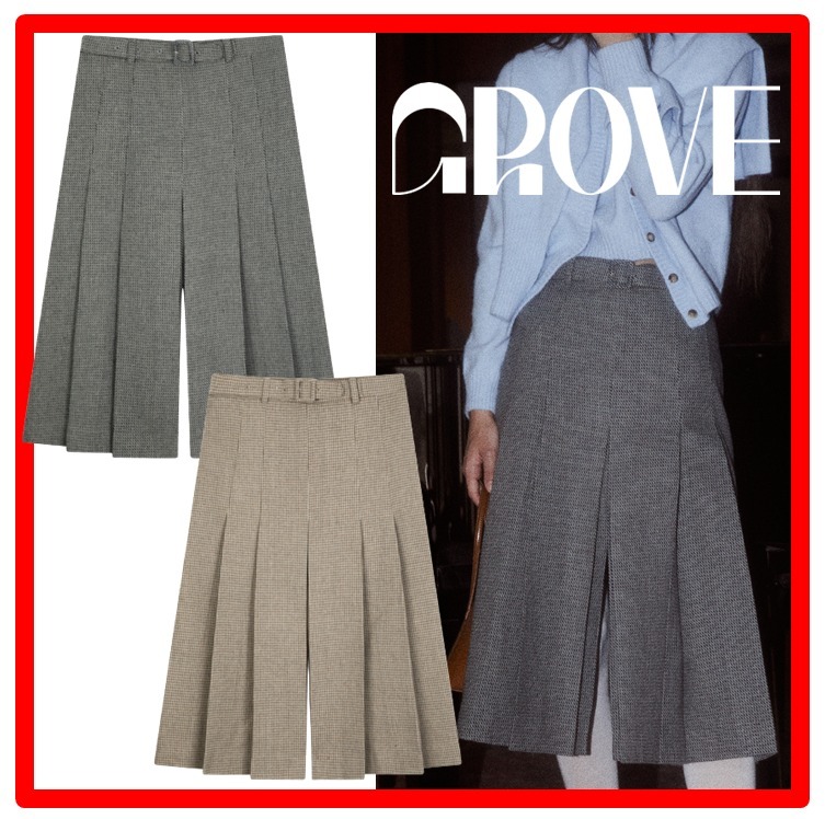☆韓国の人気☆【GROVE】☆23FW CARMIT SKIR.T☆スカート☆