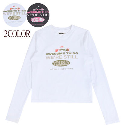 AEAE☆韓国☆人気☆Flashed Cats Eye ロンT 長袖カットソー 3色