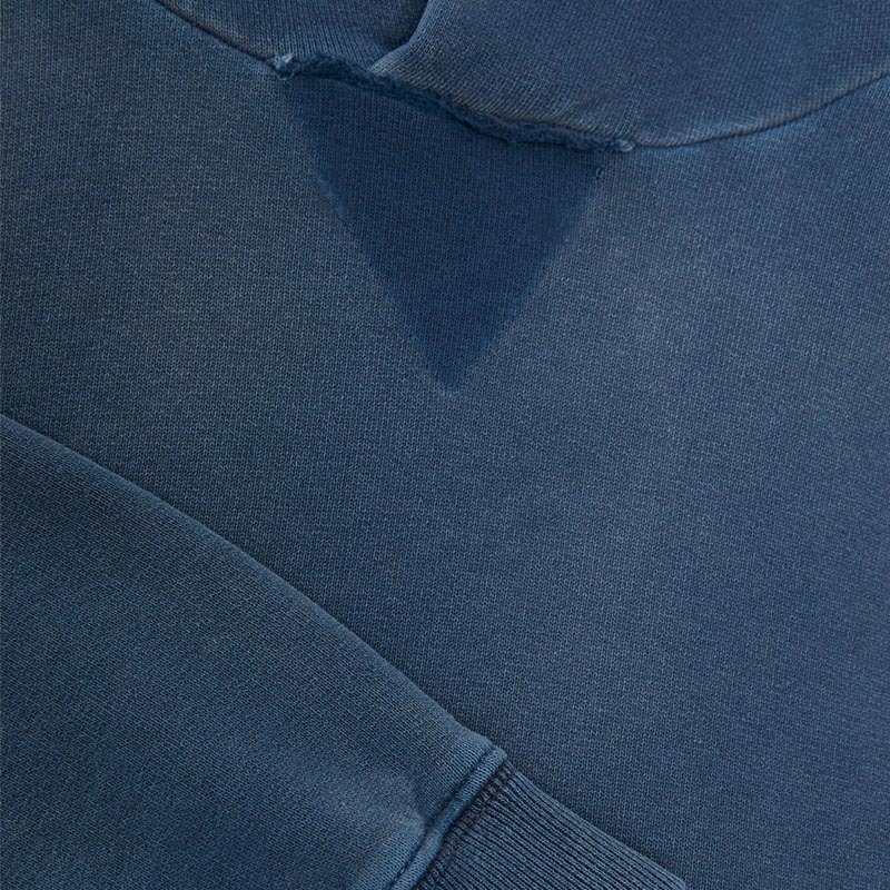◆Maison Margiela 23AW◆オーガニックコットン フーディ/Blue◆ ◇Maison Margiela 23AW◇オーガニックコットン フーディ/Blue