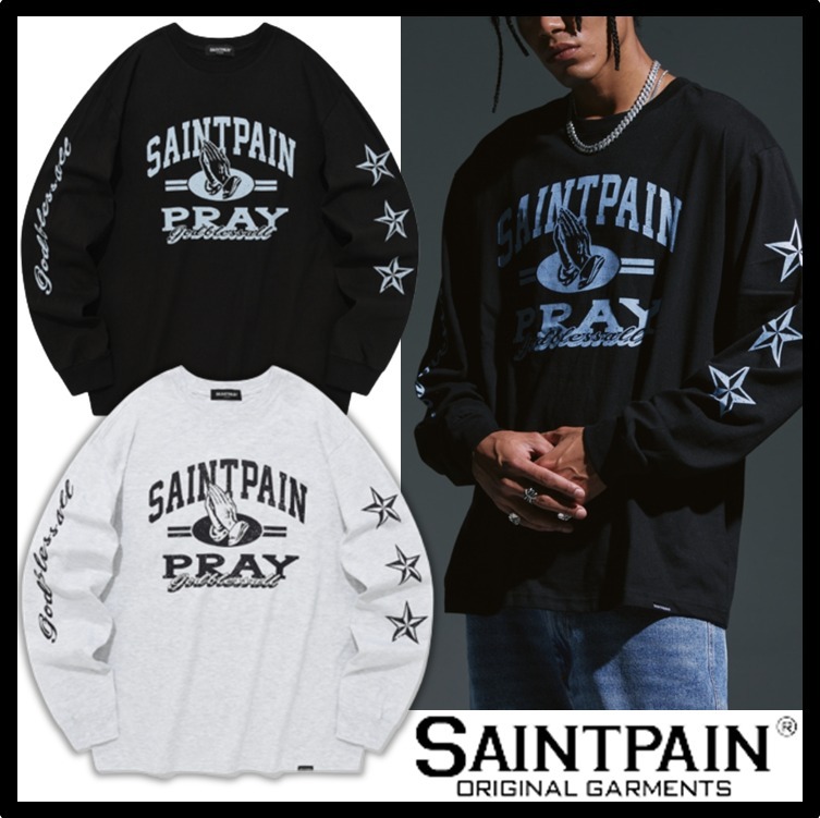 ☆送料・関税込☆SAINTPAIN★SP PRAY HANDS LONG SLEEVE★