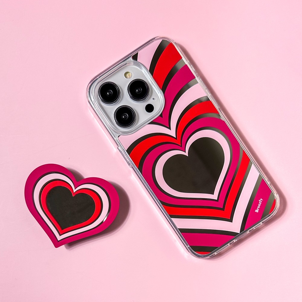 【Breezfy】HEART POP SET iPhone 15 Galaxy 23 ケース
