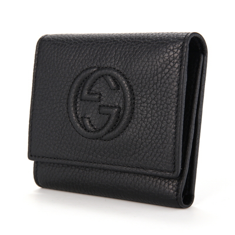 関税負担なし☆GUCCI グッチ ソーホー スモール 二つ折り財布