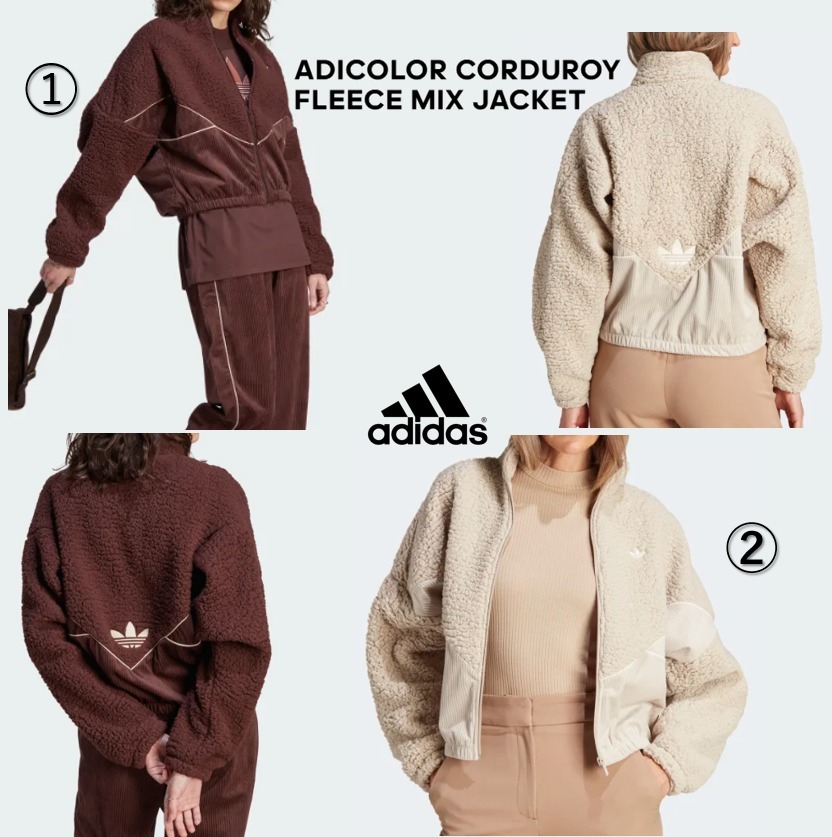 adidas アディダス レディース フリース ジャケット W WORD ボア