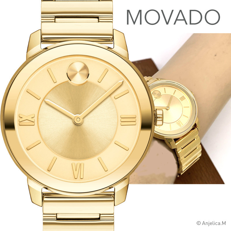 ★スイス名門ブランド！エレガント★MOVADO Bold レディース時計