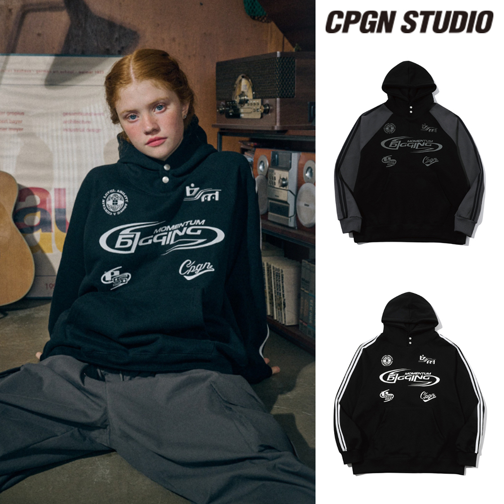 【CPGN STUDIO】23FW★ Digging Block Raglan Hoodie