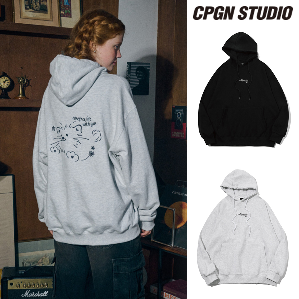 【CPGN STUDIO】23FW★ Carefree Life Embroidery Hoodie