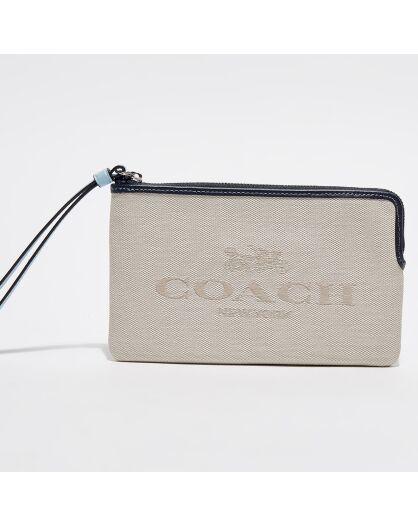 ストラップ付きコーナーファスナー財布 ☆ COACH