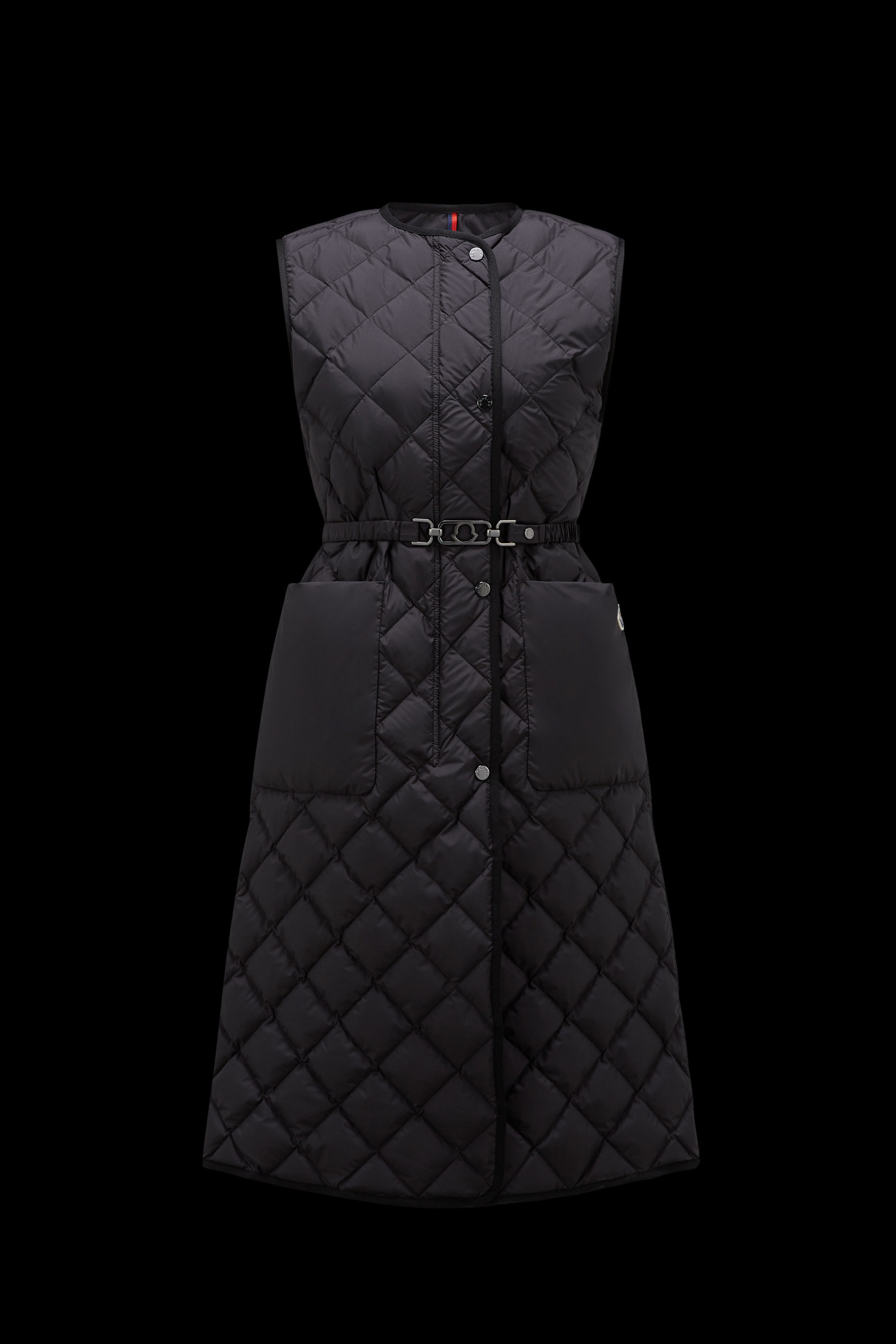MONCLER2023/24秋冬新作 キルティング ロングダウンベスト BUTOR