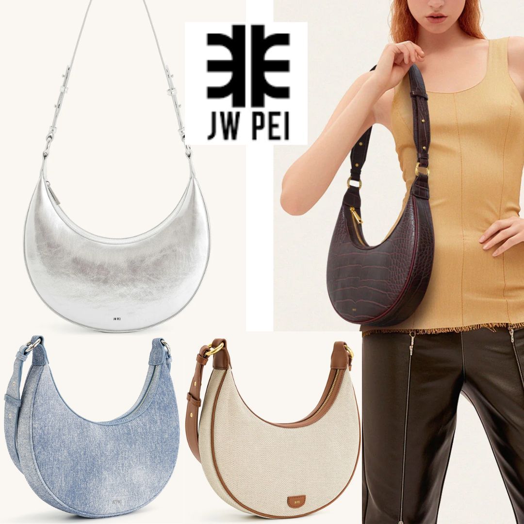 JW PEI CARLY saddle サドルバッグ キャンバス デニム シルバー