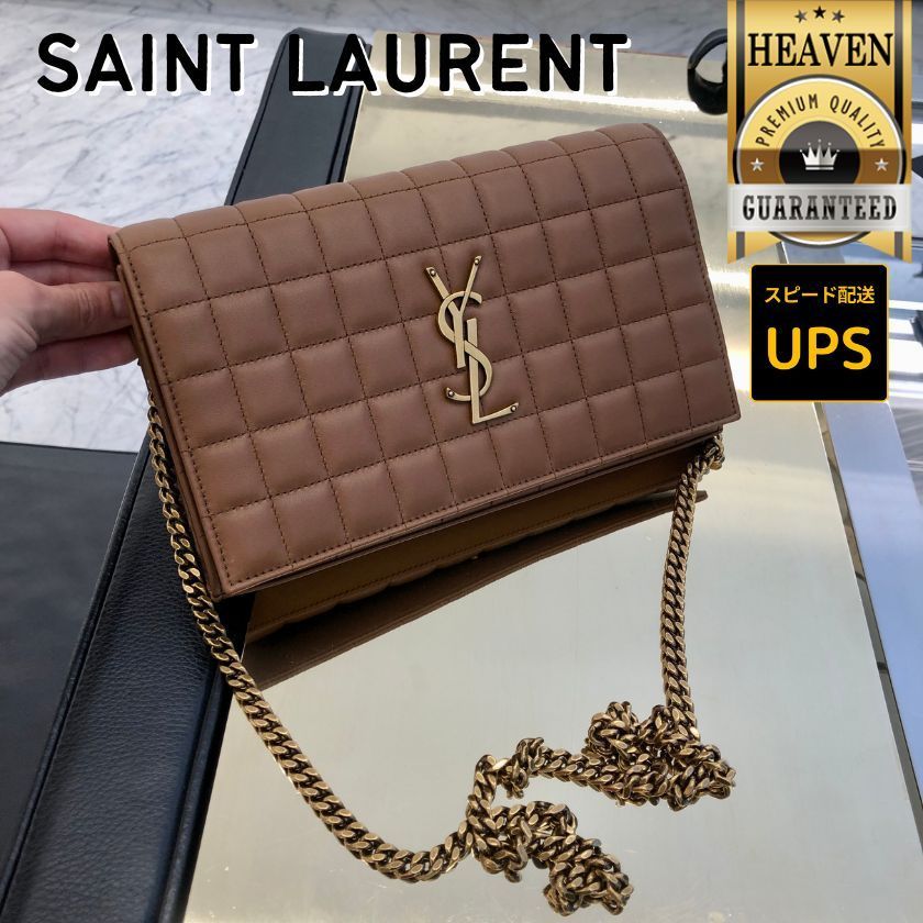 6万取引突破★UPS速達便【Saint Laurent】チェーンウォレット
