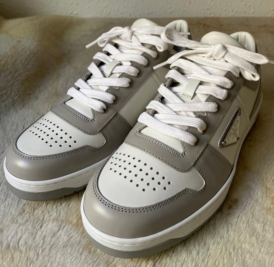 スニーカー PRADA 2EE364_3LKG DOWNTOWN LEATHER SNEAKERS