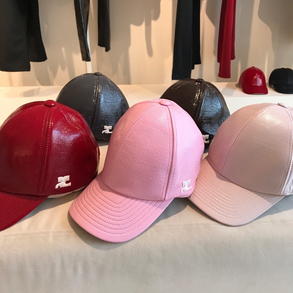パリ直営店買付！【COURREGES】Vinyle ロゴキャップ☆13色
