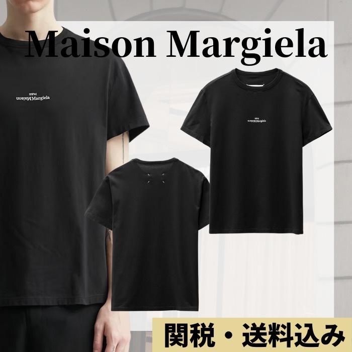 ☆Maison Margiela☆ディストーテッド ロゴ Tシャツ ブラック