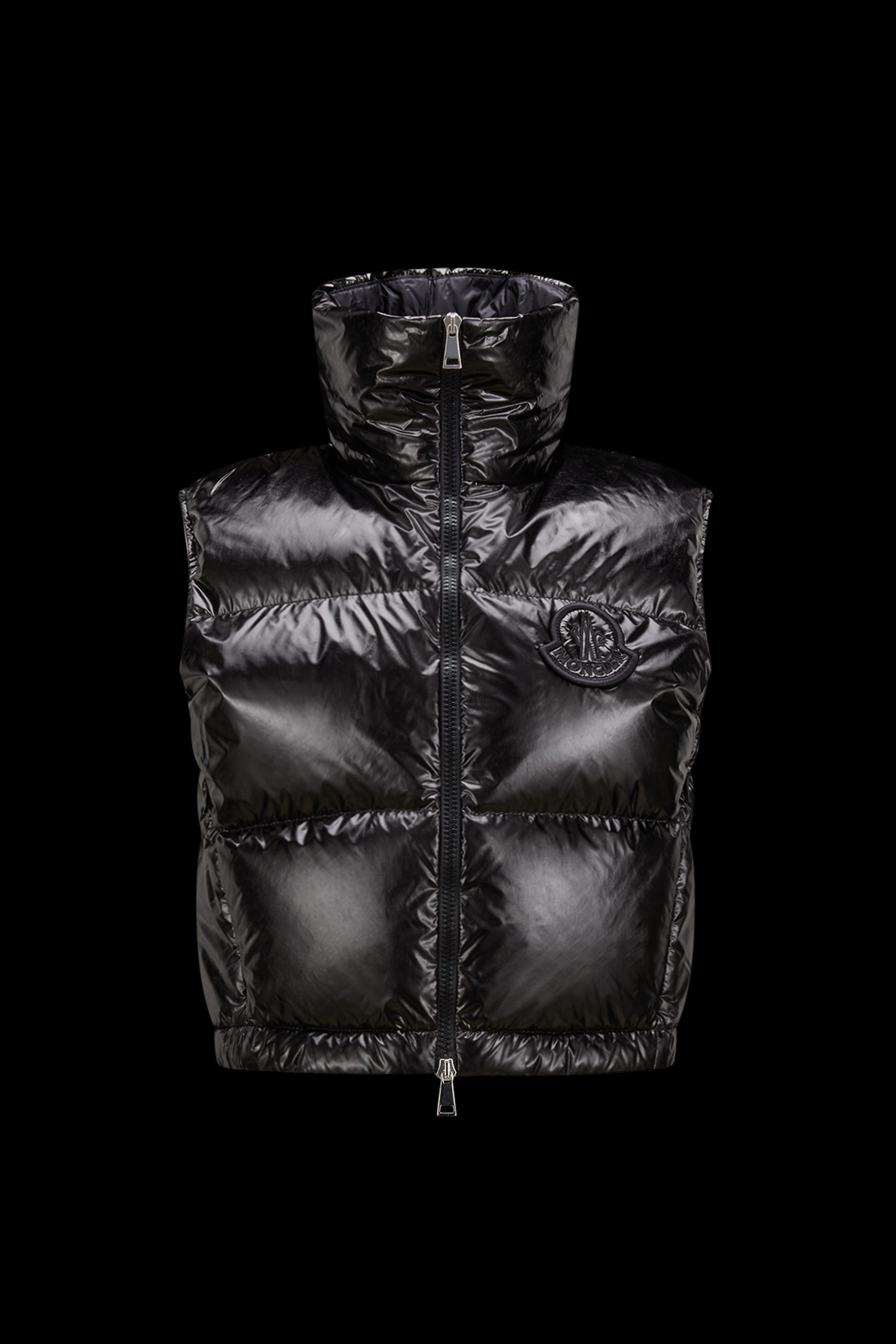 MONCLER 2023/24秋冬新作レディース ロゴ入りダウンベストBLAVET