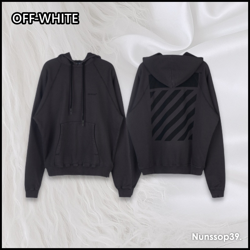 《OFF-WHITE》 OMBB096C99FLE002 1010 オーバーサイズ フード