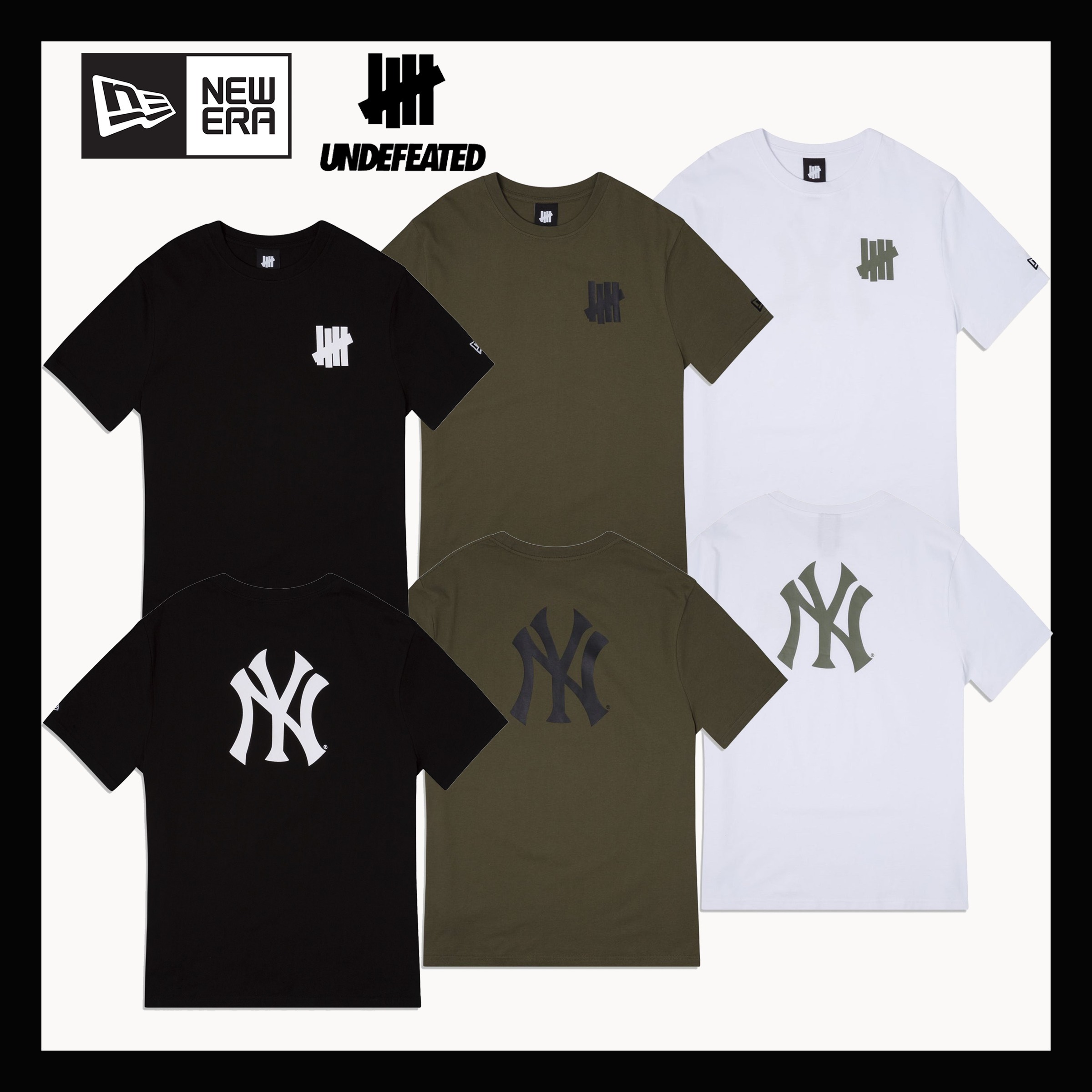【New Era x Undefeated】23FW新作☆ヤンキース公式☆Tシャツ