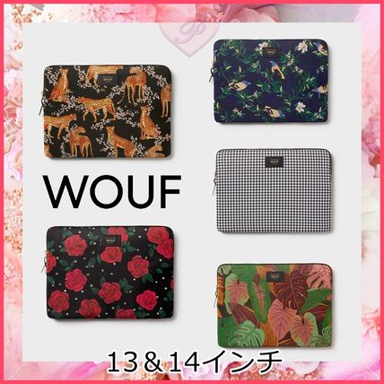 WOUF Laptop Cases Flower Patterns Zigzag Unisex Laptop Cases