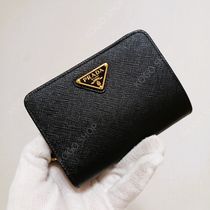 最安値挑戦中★PRADA★サフィアーノレザー 折りたたみ財布☆