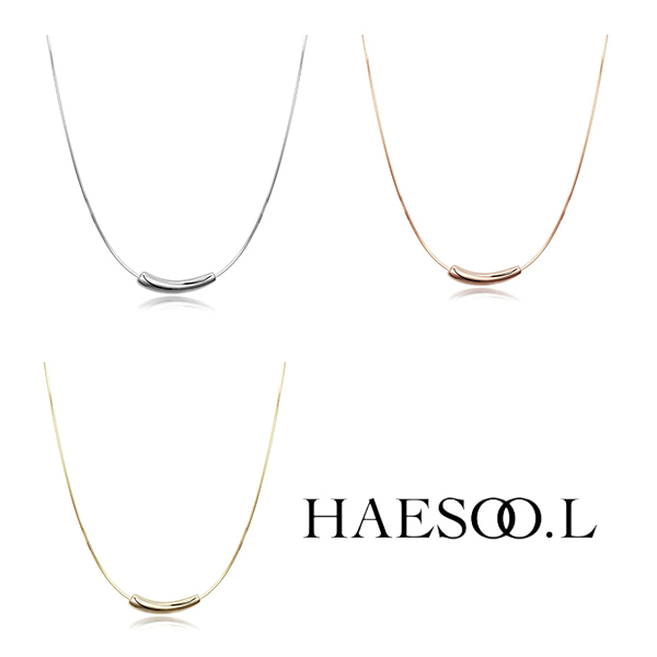【HAESOOL】ラウンドパイプスネークNecklace★送料・関税込
