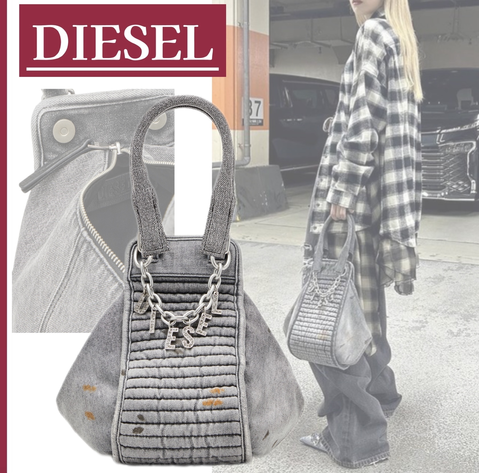 【3WAY】DIESEL『D-Vina-S ショルダーバッグ』送料込