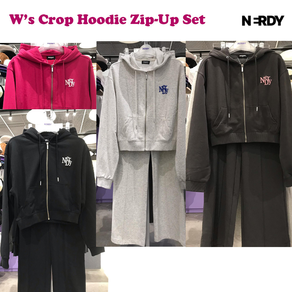 ノルディ ★ 正規品 W's Crop Hoodie Zip-Up Set パーカーセット